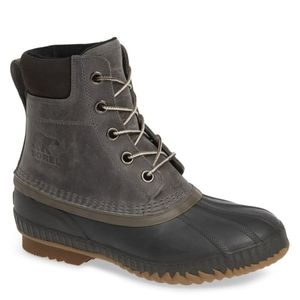 Sorel Men's Charcoal and Black Waterproof Boots